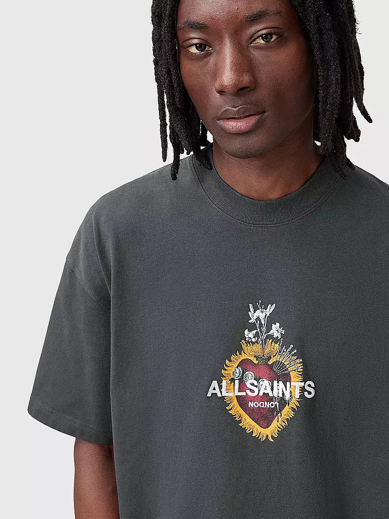 ALLSAINTS | T-Shirt HEARTFELT | schwarz