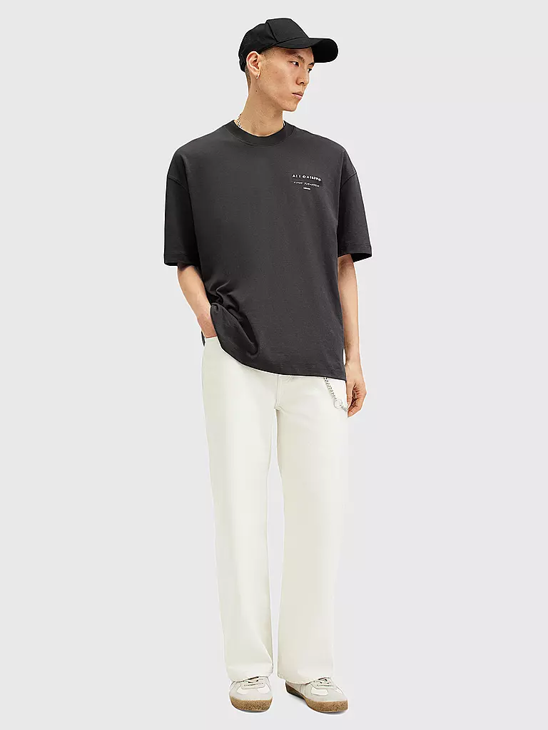 ALLSAINTS | T-Shirt Oversized Fit REDACT | schwarz