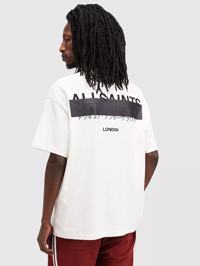 ALLSAINTS | T-Shirt Oversized Fit REDACT | weiss