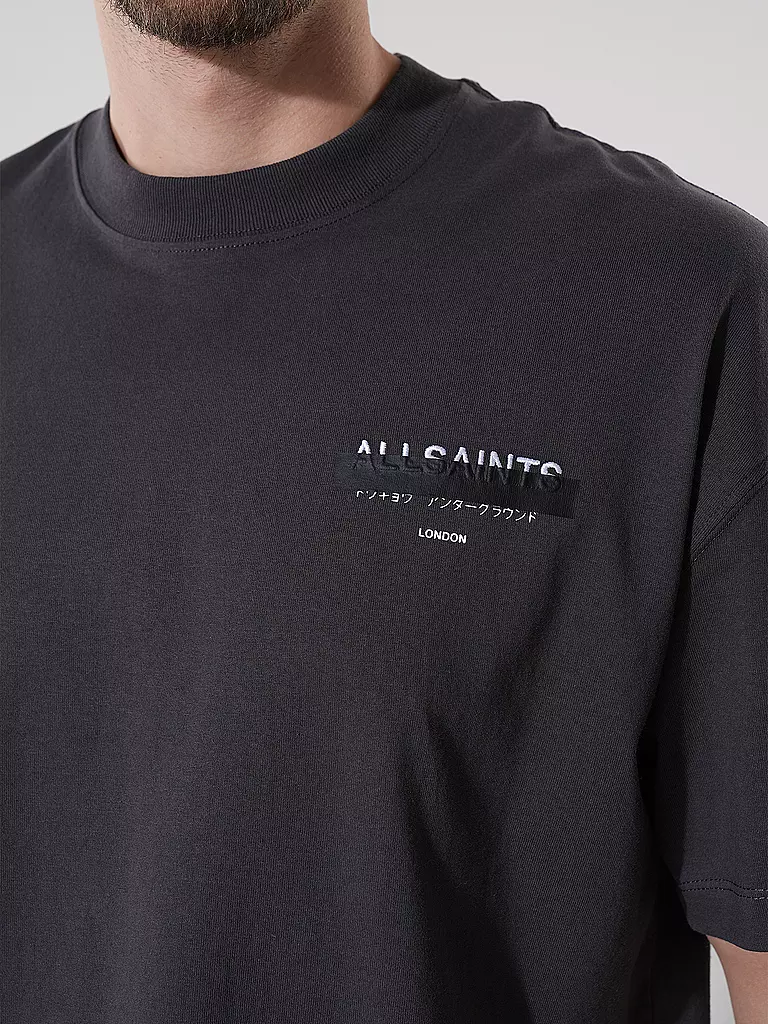 ALLSAINTS | T-Shirt Oversized Fit REDACT | schwarz