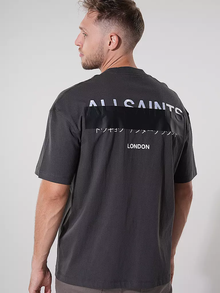 ALLSAINTS | T-Shirt Oversized Fit REDACT | schwarz