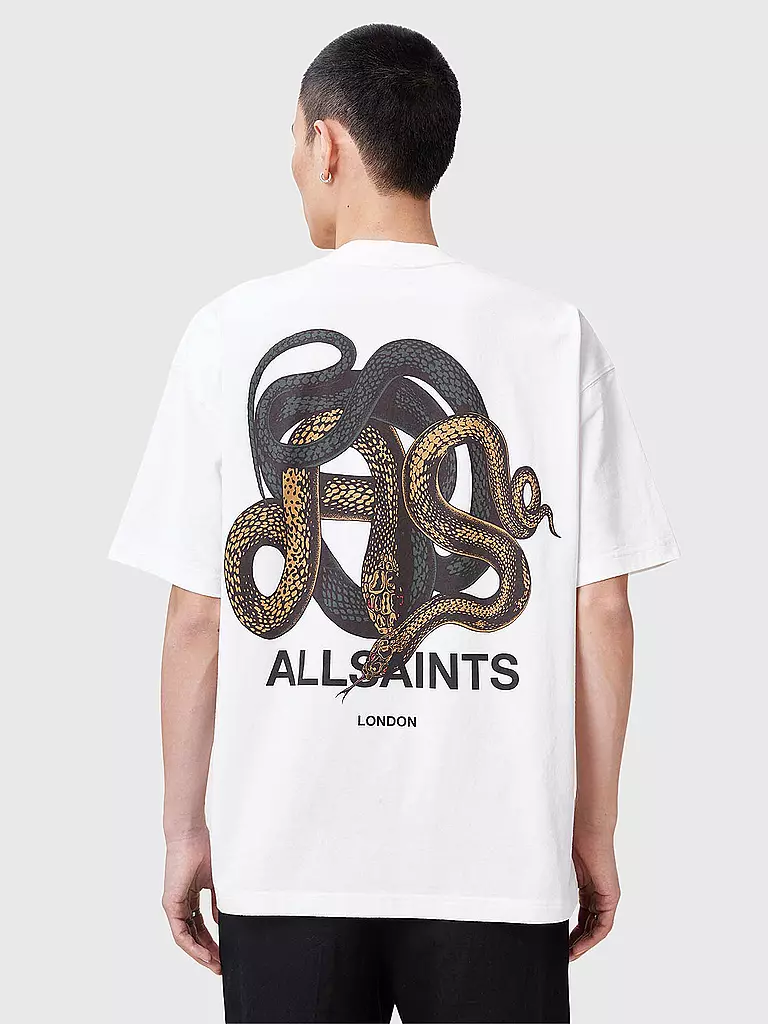 ALLSAINTS | T-Shirt RETICULATE | weiss