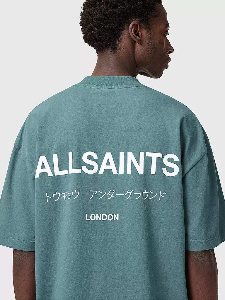 ALLSAINTS | T-Shirt UNDERGROUND | blau