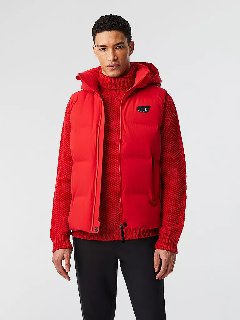 ALPHATAURI | Daunensteppgilet DICK OCOAV | rot