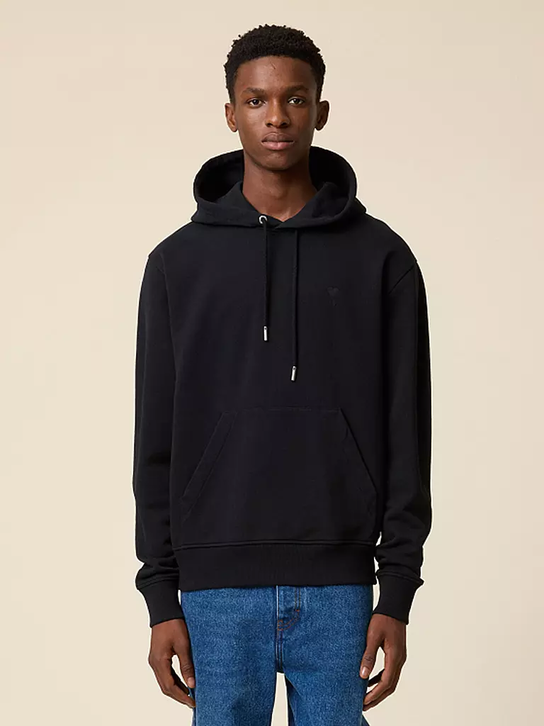 AMI PARIS | Kapuzensweater - Hoodie | schwarz