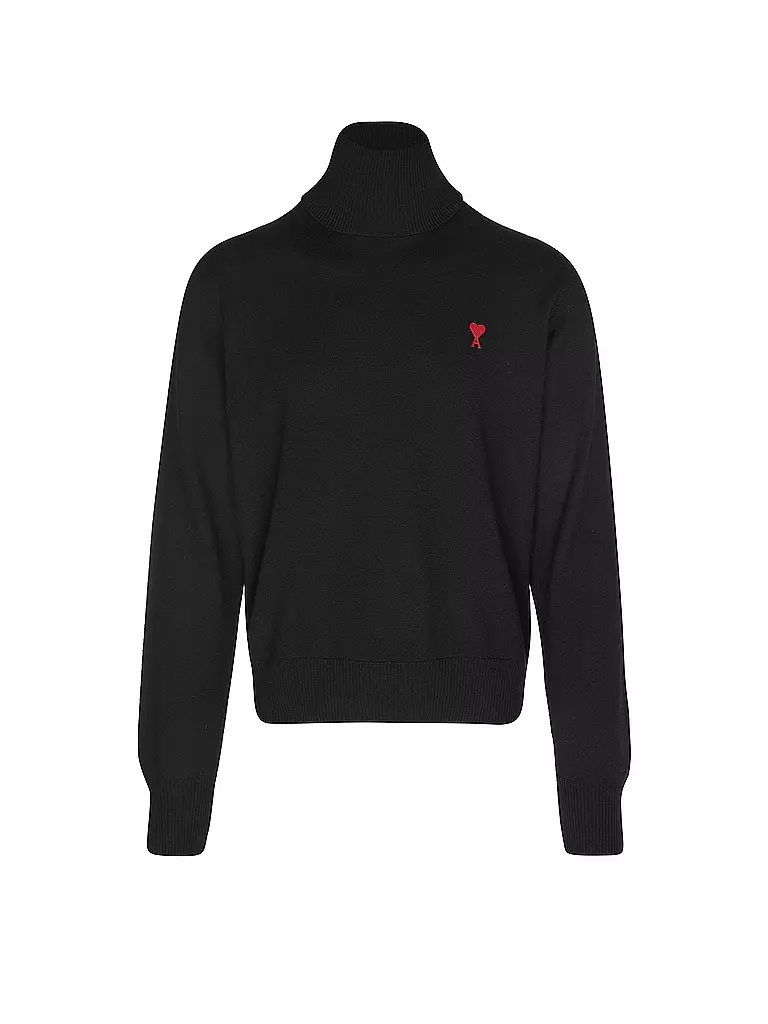 AMI PARIS | Rollkragenpullover | schwarz