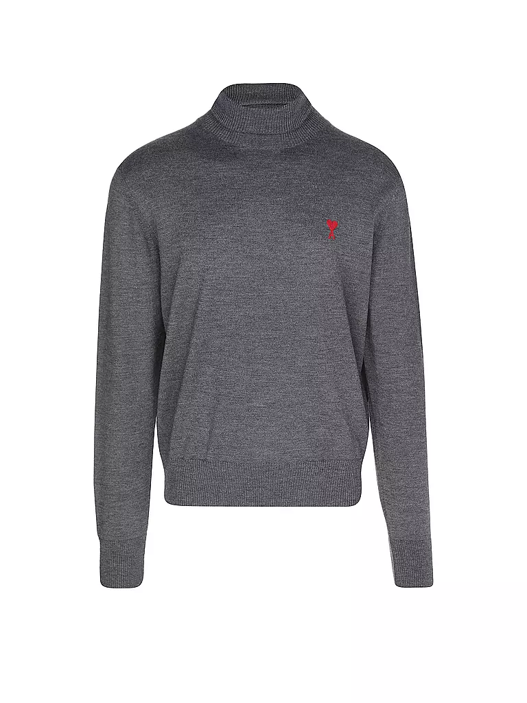 AMI PARIS | Rollkragenpullover | grau