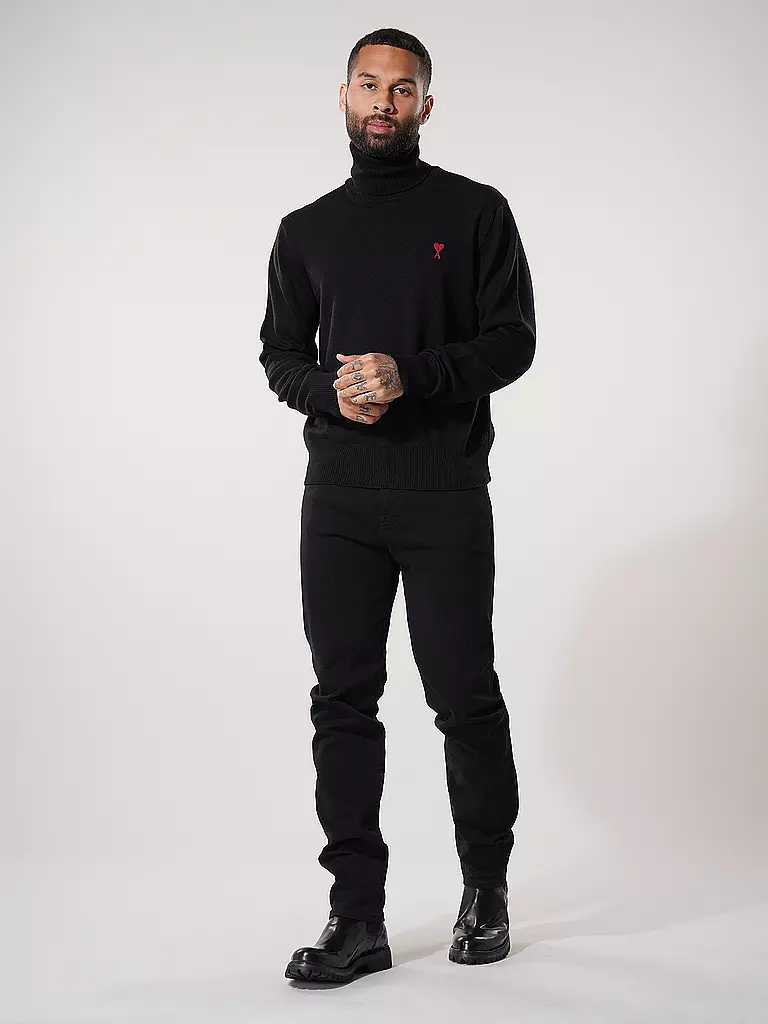 AMI PARIS | Rollkragenpullover | schwarz