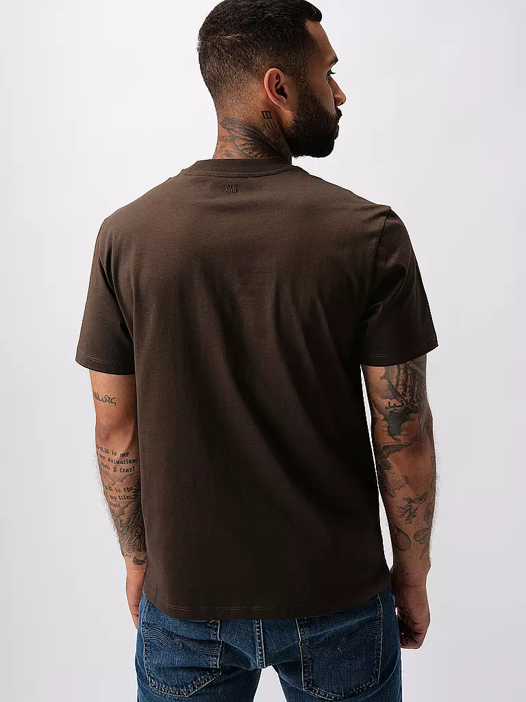 AMI PARIS | T-Shirt | braun