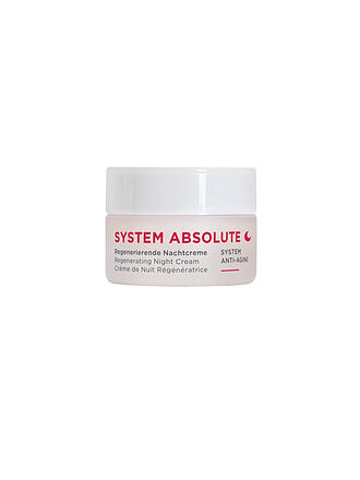 ANNEMARIE BÖRLIND | SYSTEM ABSOLUTE Regenerierende Nachtcreme 15 ml