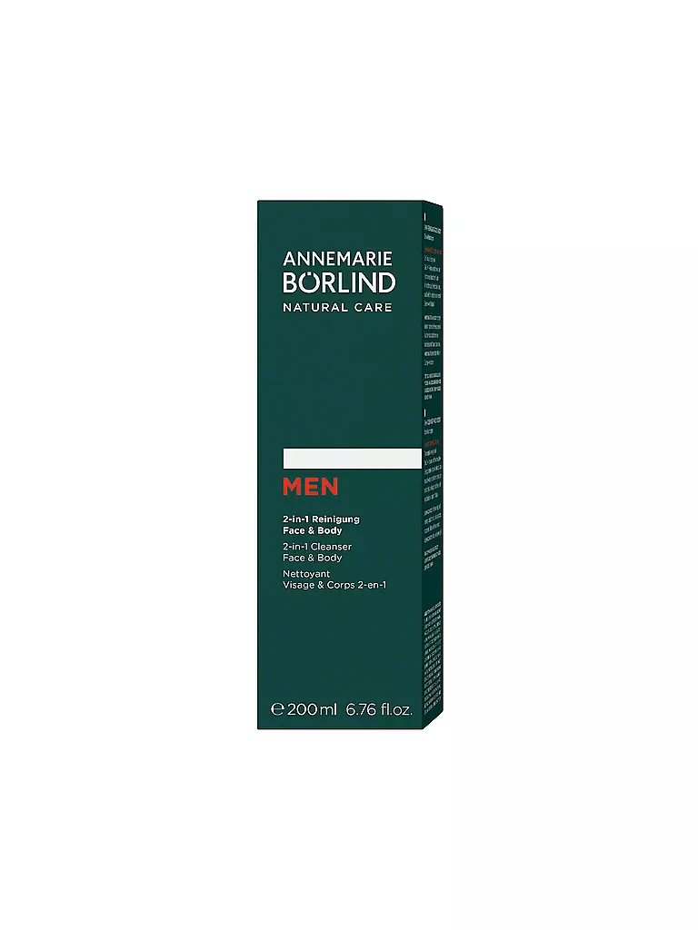 ANNEMARIE BÖRLIND | MEN 2-in-1 Reinigung Face&Body 200ml | keine Farbe