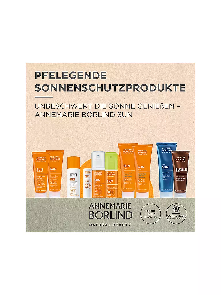 ANNEMARIE BÖRLIND | SUNLESS BRONZE Selbstbräuner 75ml | keine Farbe