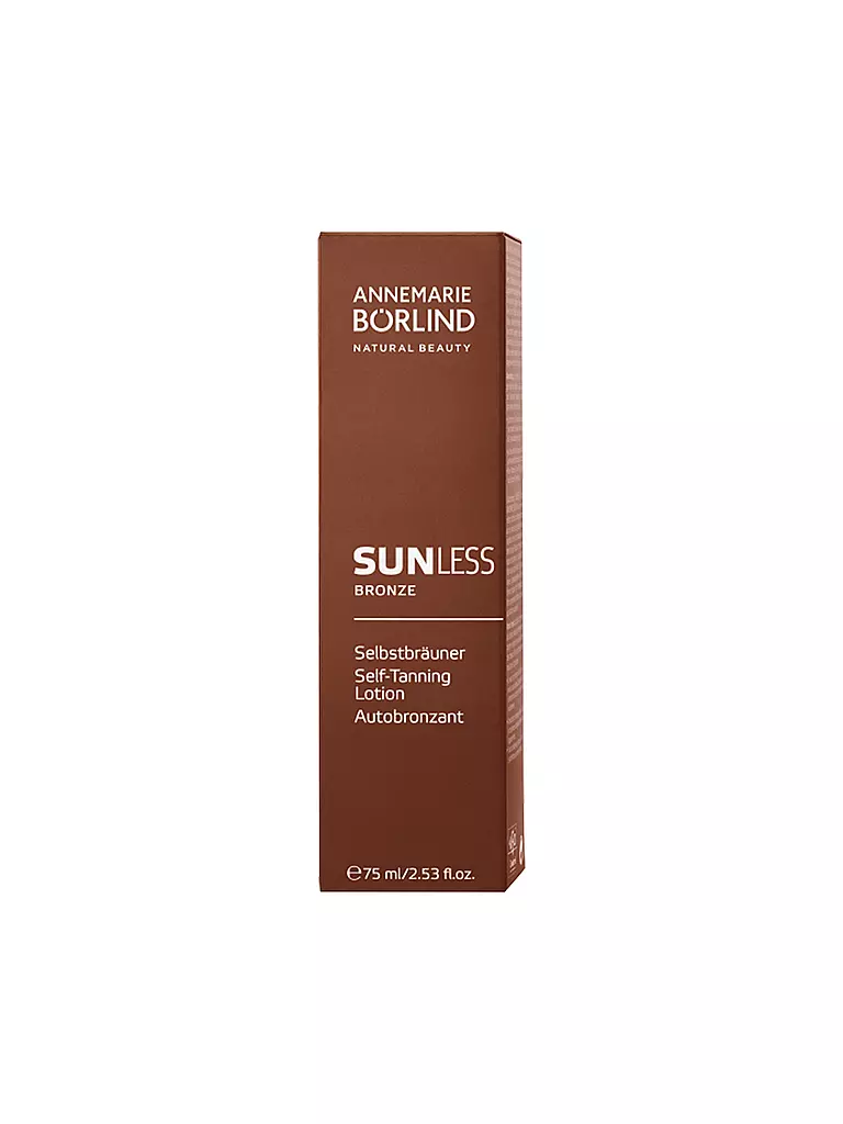 ANNEMARIE BÖRLIND SUNLESS BRONZE Selbstbräuner 75ml Keine Farbe