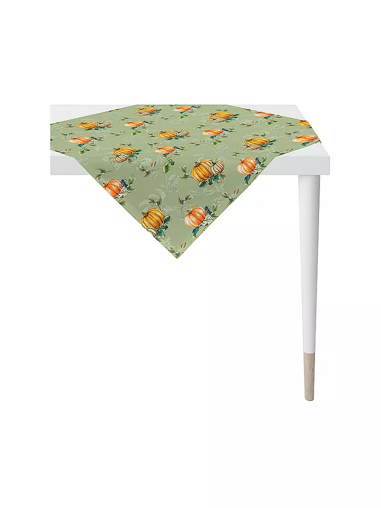 APELT | Mitteldecke 85x85cm HERBSTZEIT Mint | mint