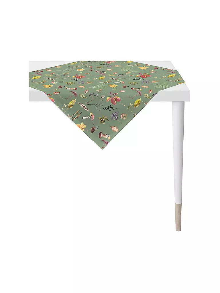 APELT | Mitteldecke 88x88cm HERBSTZEIT Mint | mint