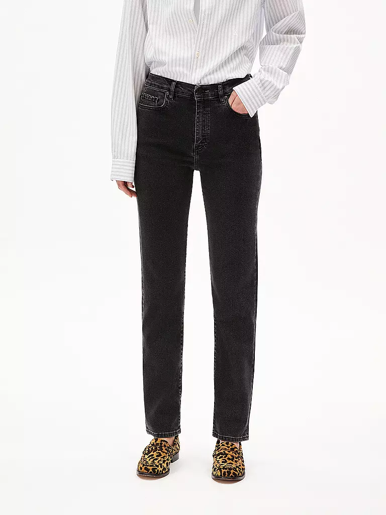 ARMEDANGELS | Jeans Straight Fit CARENAA | schwarz