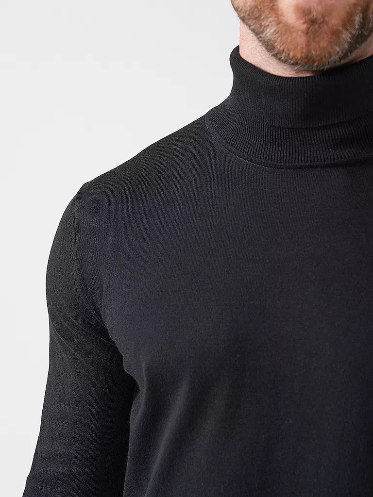 ARMEDANGELS | Rollkragenpullover GAADRO | schwarz