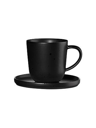 ASA SELECTION | Espressotasse mit Untertasse 0,08l Coppa Kuro/Schwarz