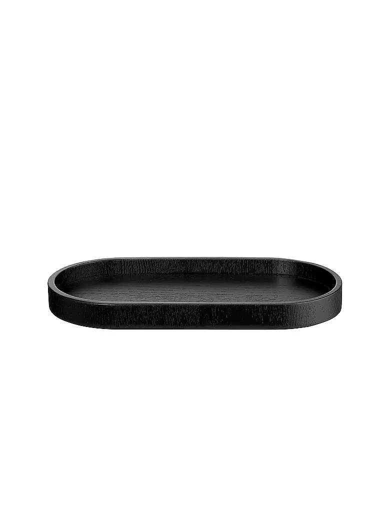 ASA SELECTION | Holztablett oval 23x11cm Schwarz | schwarz