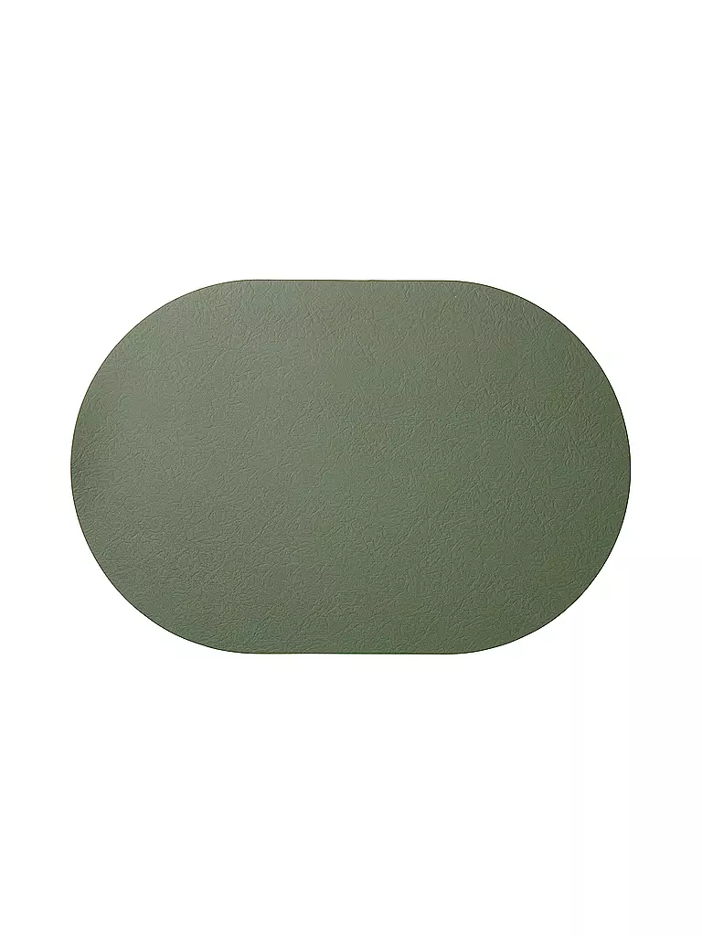 ASA SELECTION | Tischset oval 49,5 x 33cm Emerald  | grün