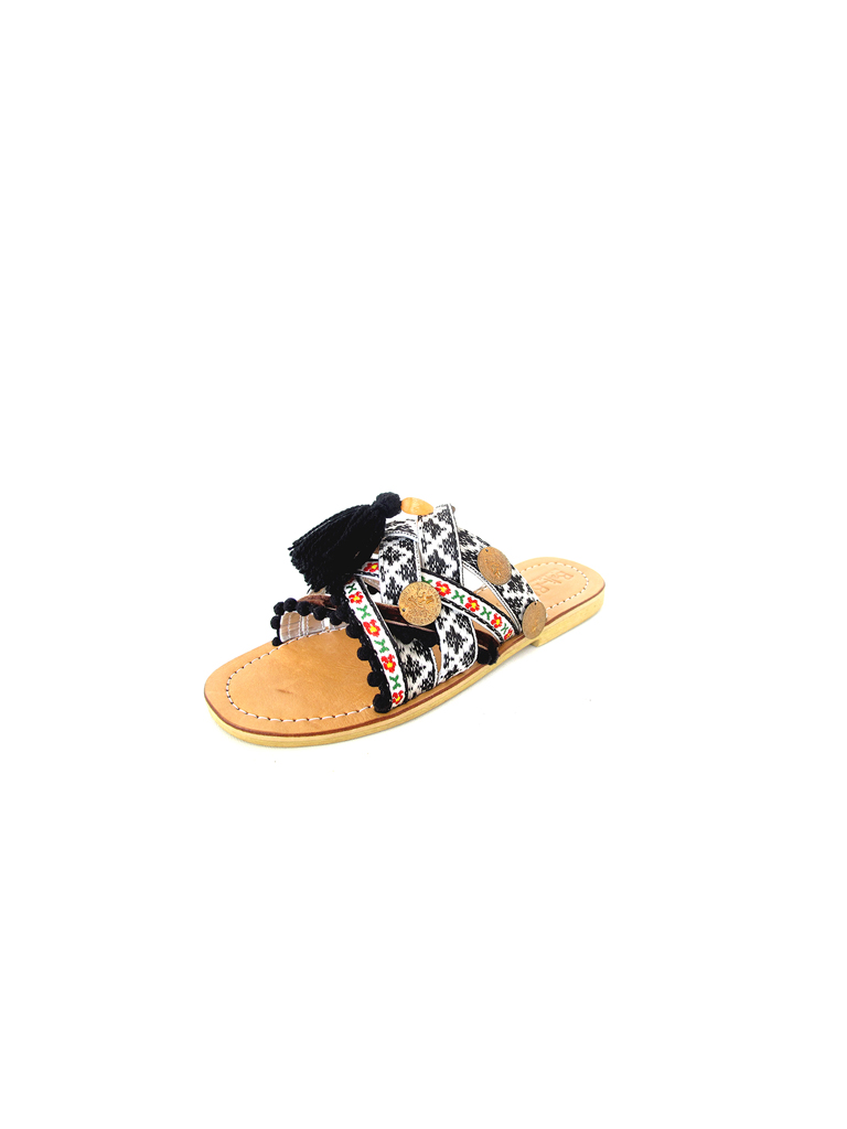  BALI BALI Sandalen  Pantoffel Sukawati schwarz 38