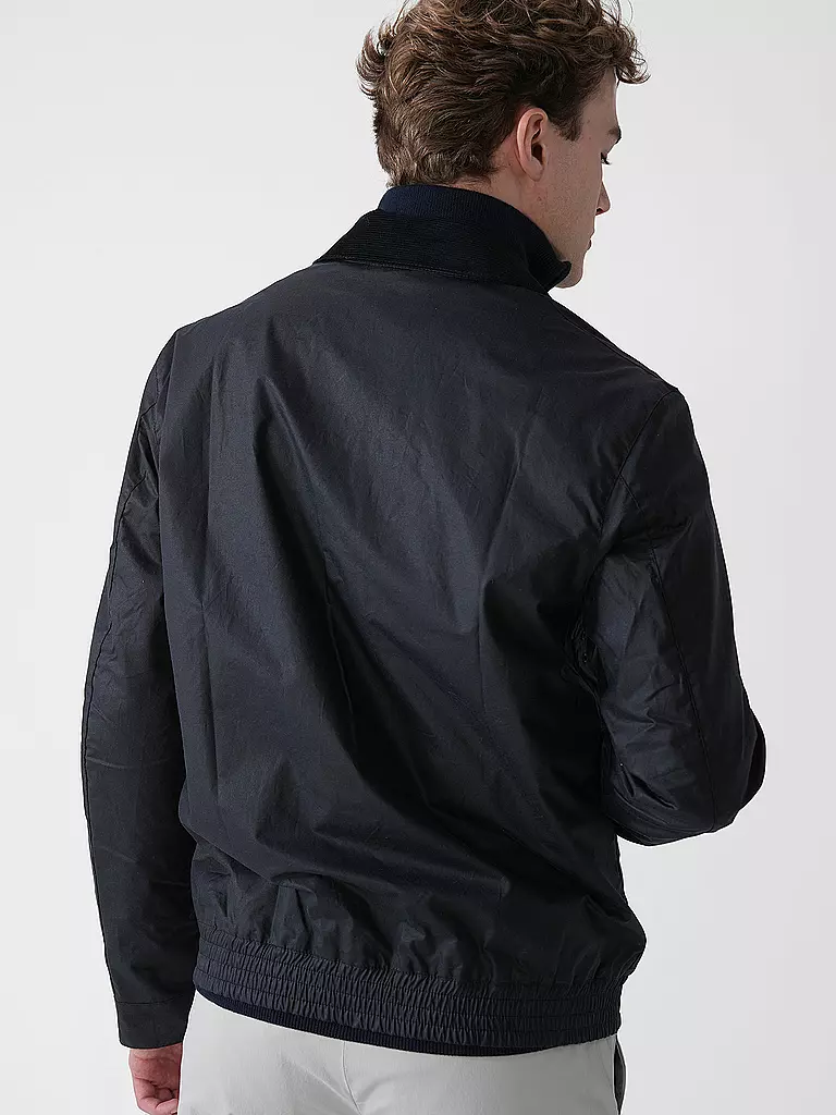 BARBOUR | Blouson NEWBURY WAX | dunkelblau