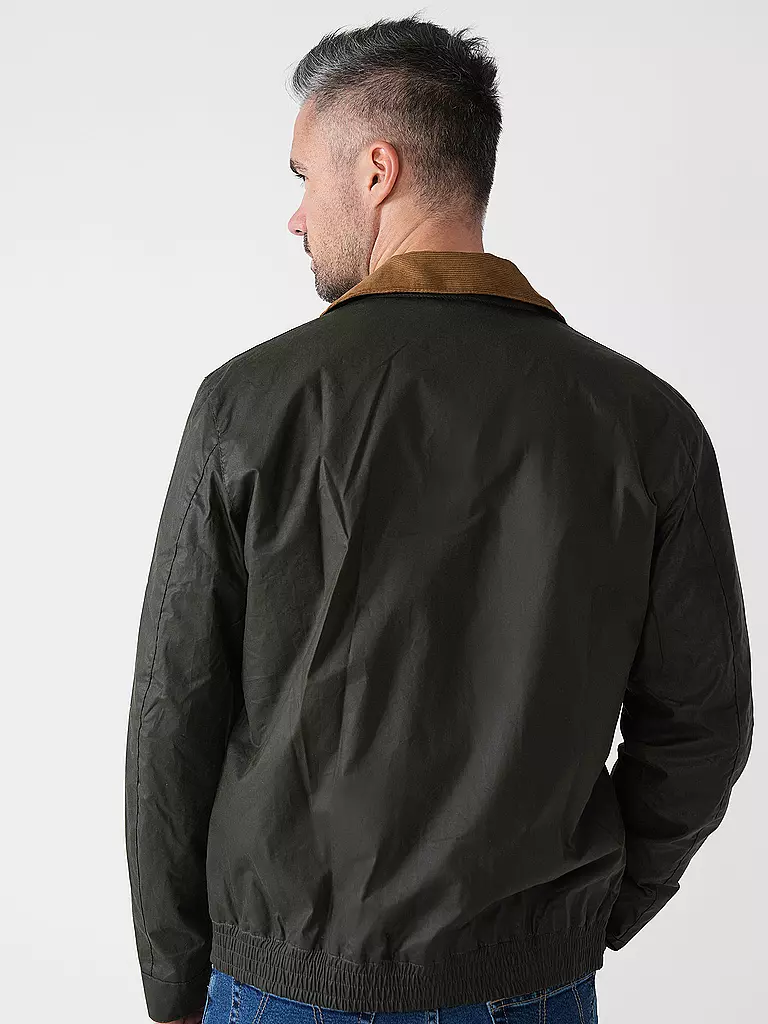 BARBOUR | Blouson NEWBURY WAX | dunkelblau