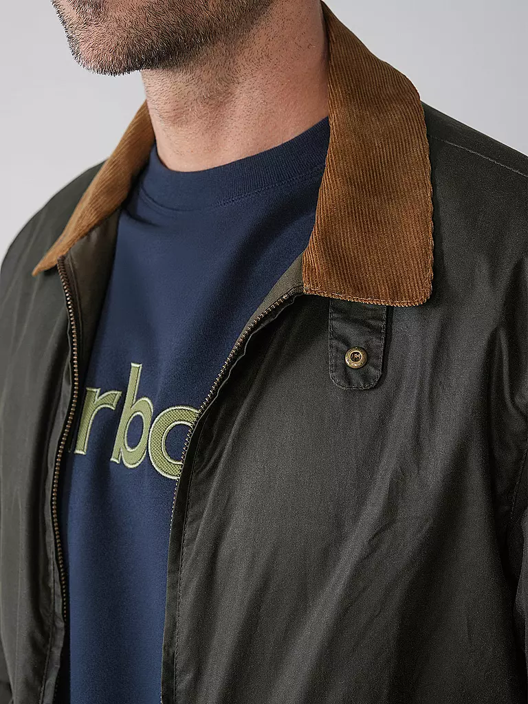 BARBOUR | Blouson NEWBURY WAX | dunkelblau