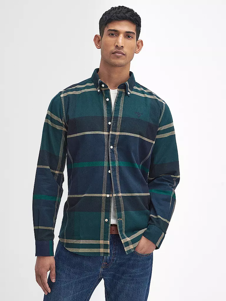 BARBOUR | Flanellhemd  | dunkelblau