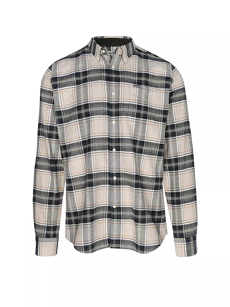 BARBOUR | Flanellhemd Slim Fit BEDSOM | beige