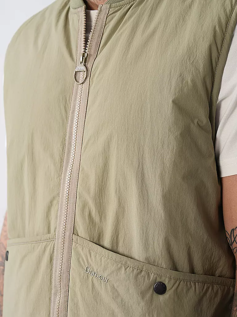 BARBOUR | Gilet RE-ENGINGERED LIDESDALE | olive