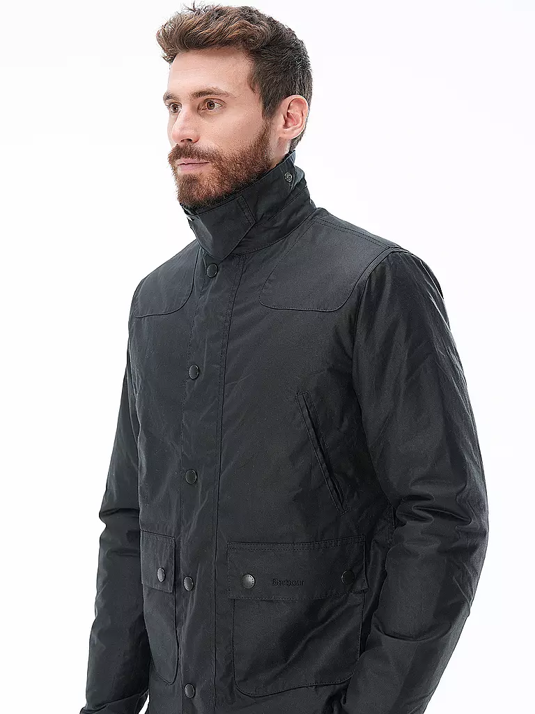 BARBOUR | Jacke REELIN WAX | dunkelblau