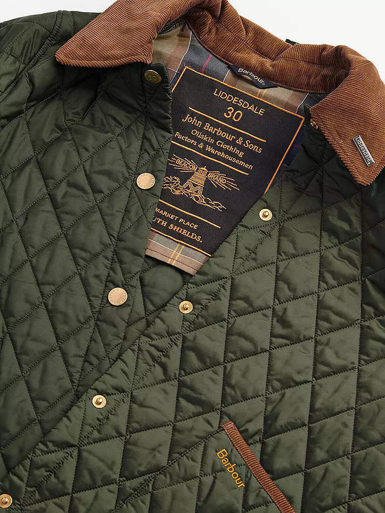 BARBOUR | Leichtsteppjacke LIDDESDALE | olive