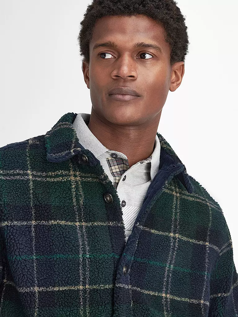 BARBOUR | Overshirt BRYSON TARTAN | dunkelgrün