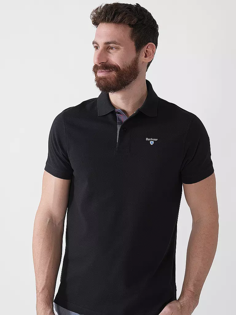 BARBOUR | Poloshirt Regular Fit | schwarz