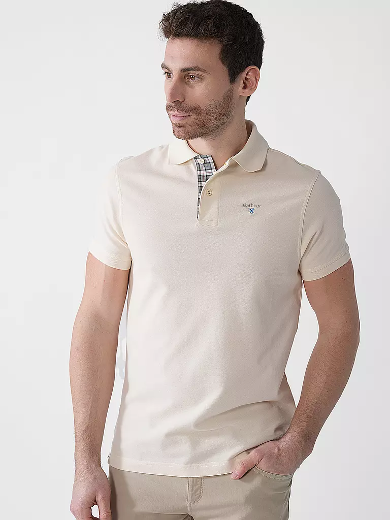 BARBOUR | Poloshirt Regular Fit | creme