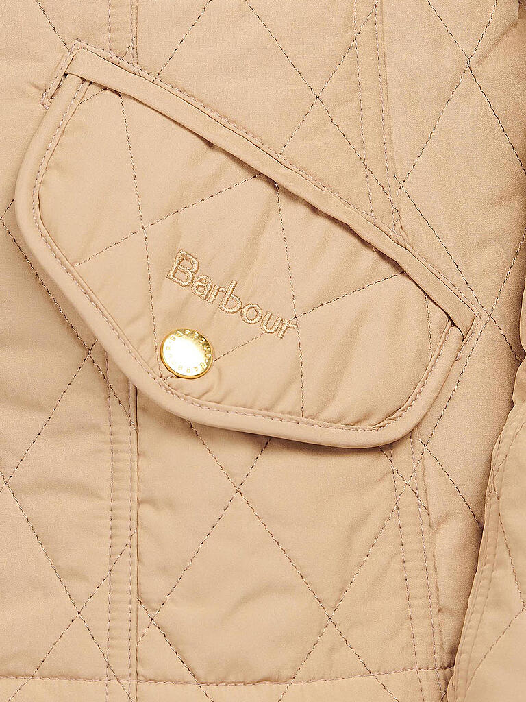 barbour steppjacke beige