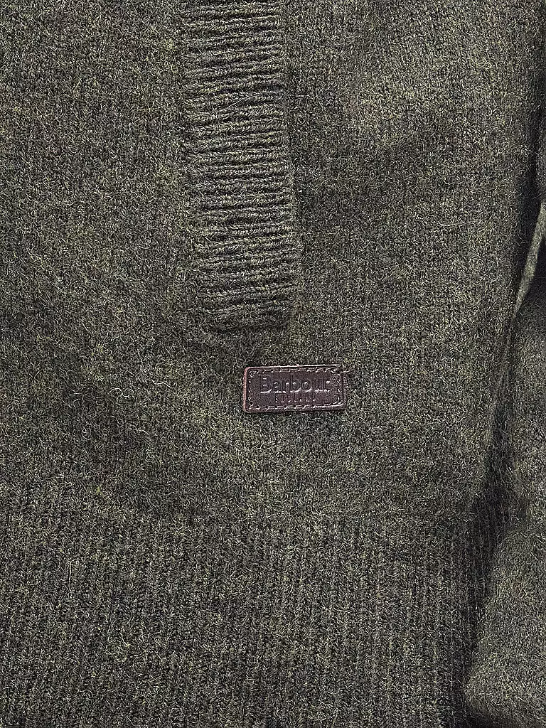 BARBOUR | Strickjacke ESSENTIAL | hellgrau