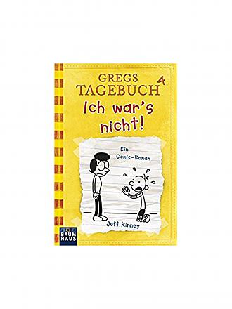 BAUMHAUS VERLAG | Gregs Tagebuch 4 -Ich war's nicht (Gebundene Ausgabe)