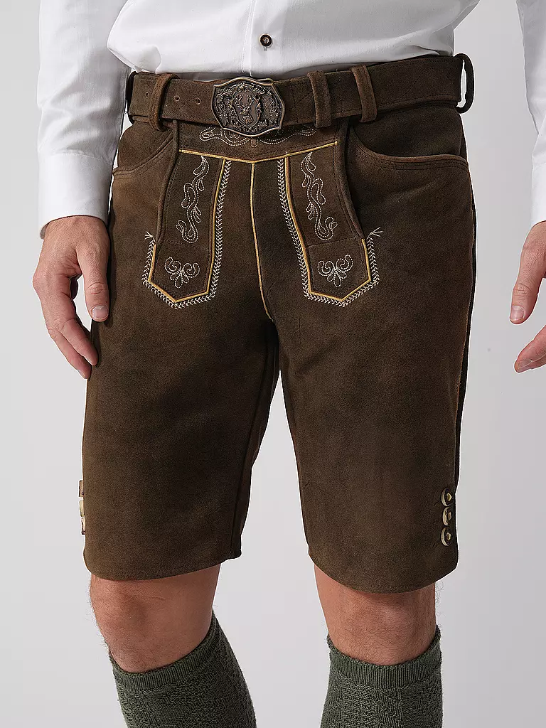 BECKERT | Lederhose LEO | hellbraun