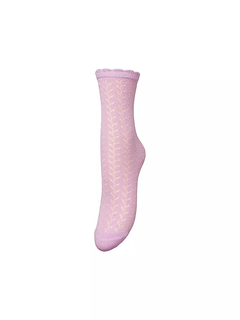 BECKSÖNDERGAARD | Damen Socken LEOFA Lilac Chifon | lila