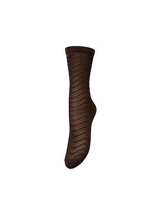 BECKSÖNDERGAARD | Damen Socken MINA Hot Fudge Brown 