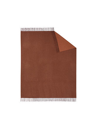 BIEDERLACK | Tagesdecke - Plaid 130x170cm Rost / Terracotta