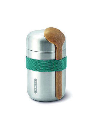 BLACK+BLUM | Thermosbehälter - Food Flask 400ml Ozean/Edelstahl