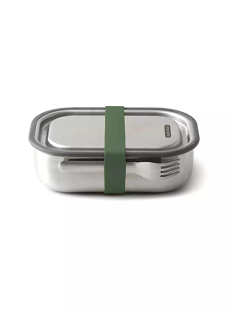 BLACK+BLUM | Lunchbox Gross 1l Olive/Edelstahl | olive