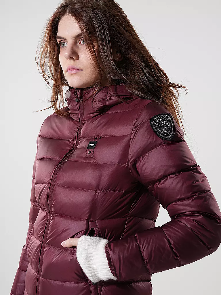 BLAUER | Daunenjacke AGNES | dunkelrot