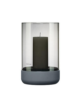 BLOMUS | Windlicht CALMA 20cm Steelgrey Smoke