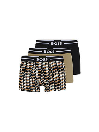 BOSS | Pants 3-er Pkg. schwarz olive gemustert