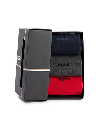 BOSS | Socken 3-er Pack open red