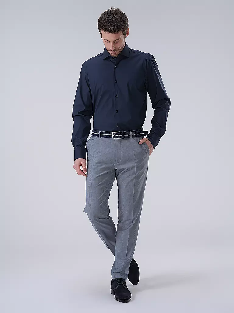 BOSS | Hemd Slim Fit P-HANK | dunkelblau